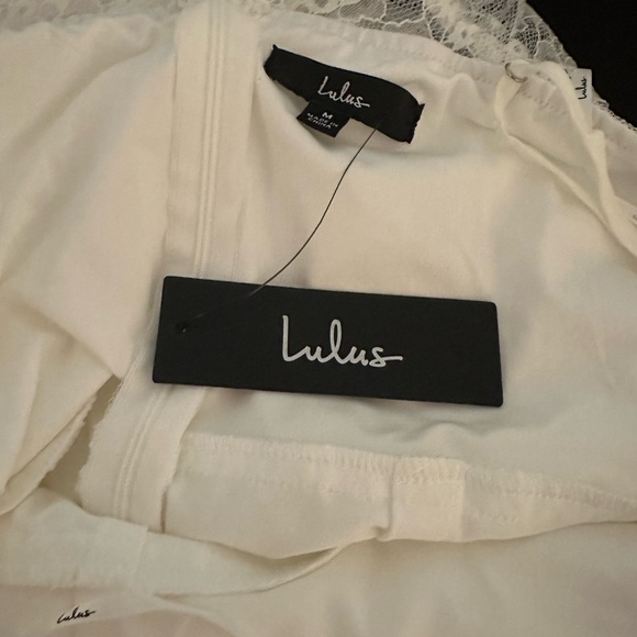 Lulu's White Lace Dress - Picture 5 of 5